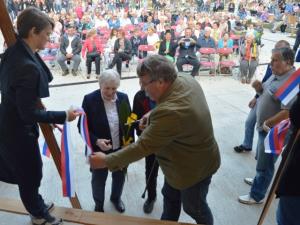 Utrinki otvoritve Trga olimpijcev Mojstrana 9